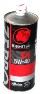 Масло моторное Idemitsu ZEPRO RACING (мет банка) 5W40, 1л