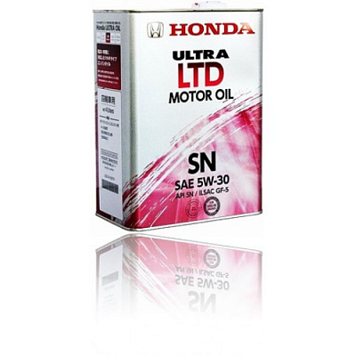 Масло моторное Honda Ultra LTD 5W30, 4л