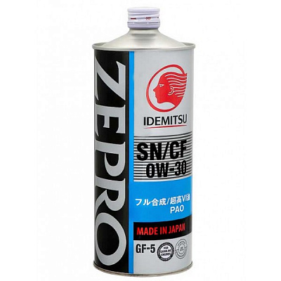 Масло моторное Idemitsu ZEPRO Touring PRO F-S (мет. банка) 0W30, 1л
